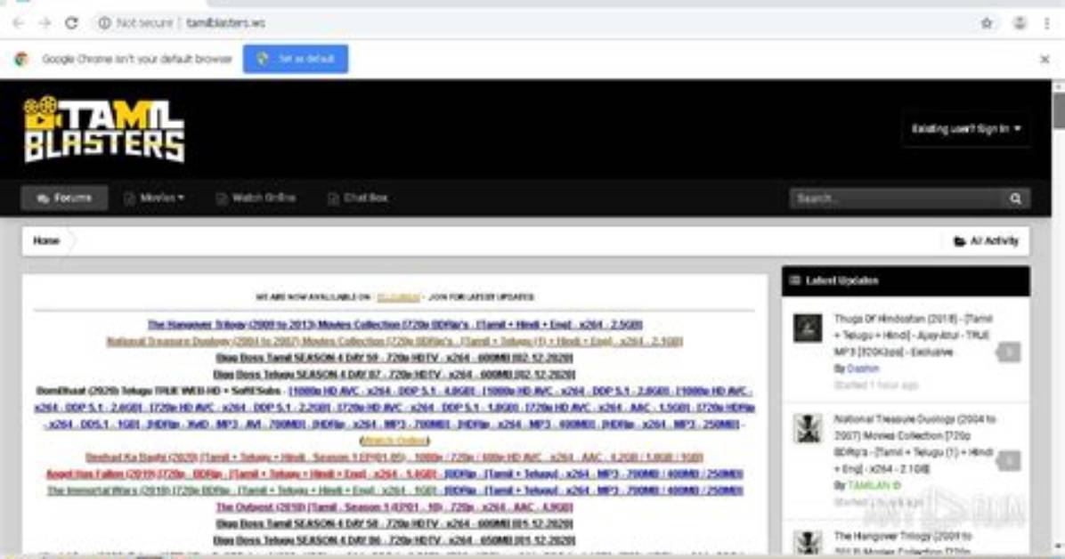 1Tamilblasters New Links & Proxy Access