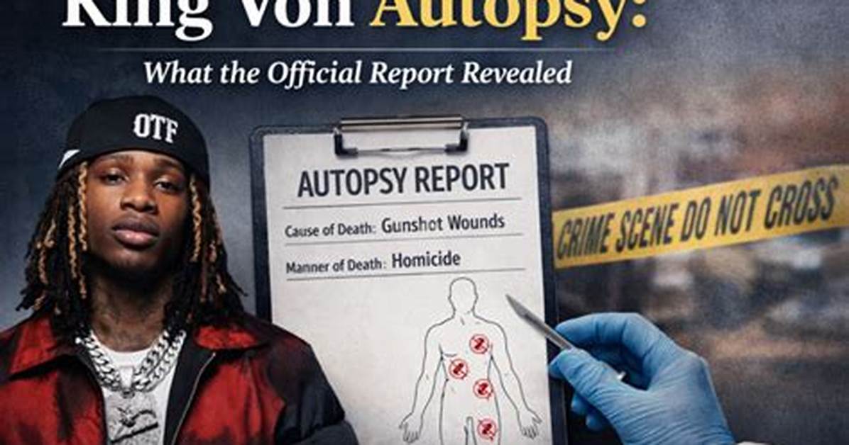 King Von Autopsy Photos: Understanding the Impact of Violence and Legacy