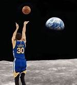 Steph Curry Shot from Moon: Imagining the Unthinkable with Basketball's Best Shooter