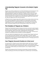 Telegram Adolescent: a Comprehensive Guide to Understanding and Safeguarding Youth Privacy and Security