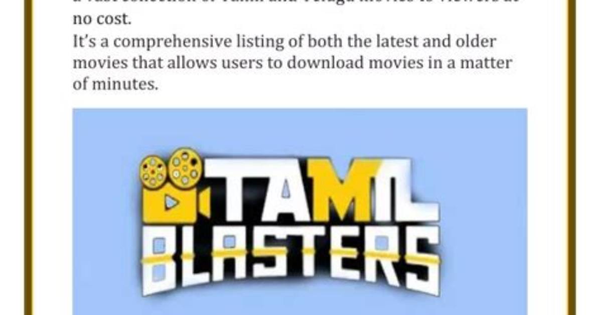 The Latest Tamilblasters New Link: Everything You Need to Know