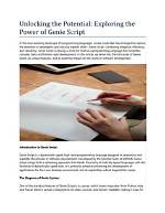 Unlocking the Potential of Script Jim: a Comprehensive Guide