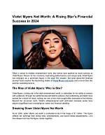 Violet Rosse: the Rising Star in the World of Entertainment